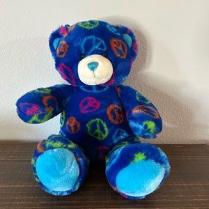 Build A Bear Peace Sign Teddy Bear